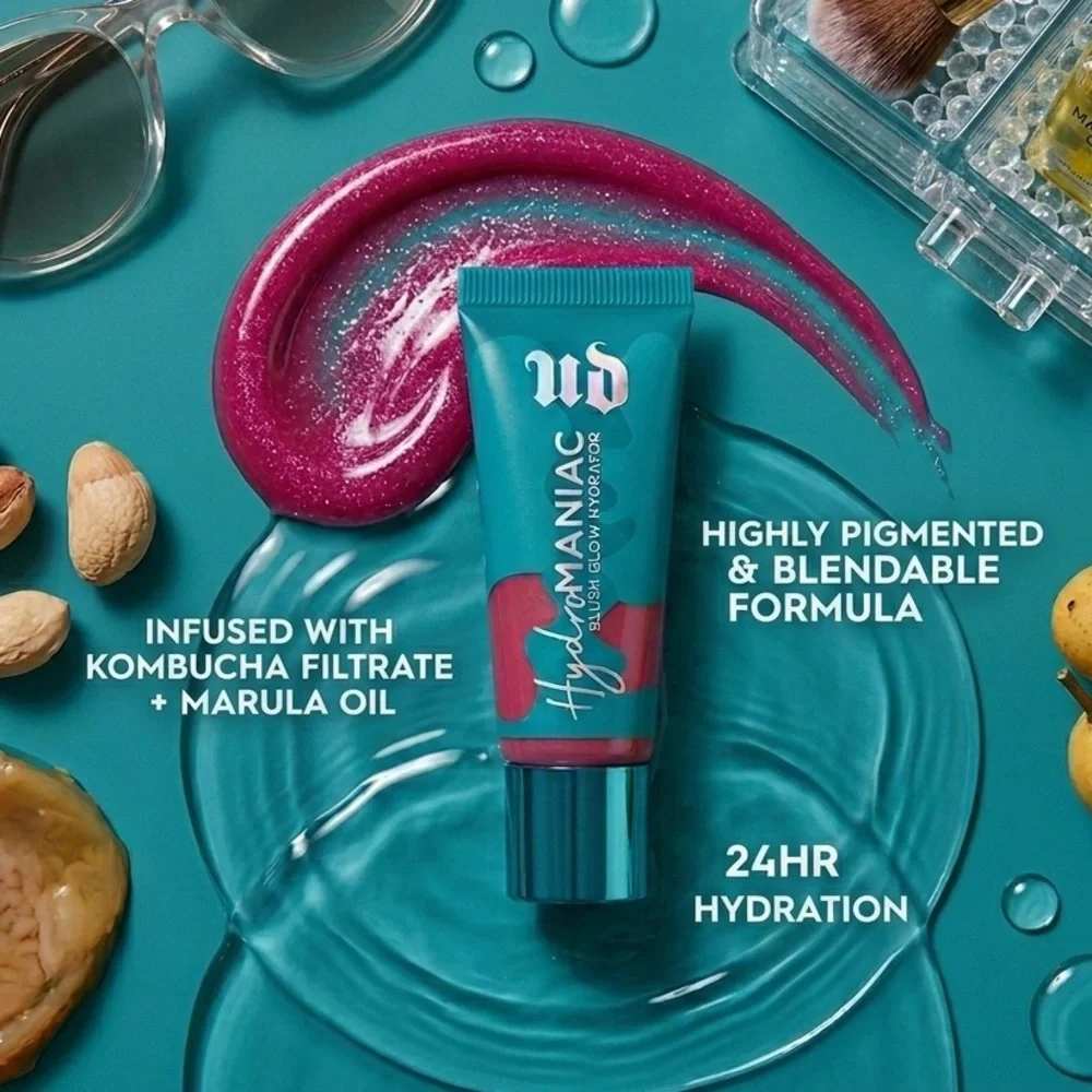 NEW IN BOX Urban Decay Hydromaniac Dewy Liquid Blush - Unhinged ULTRA HYDRATING